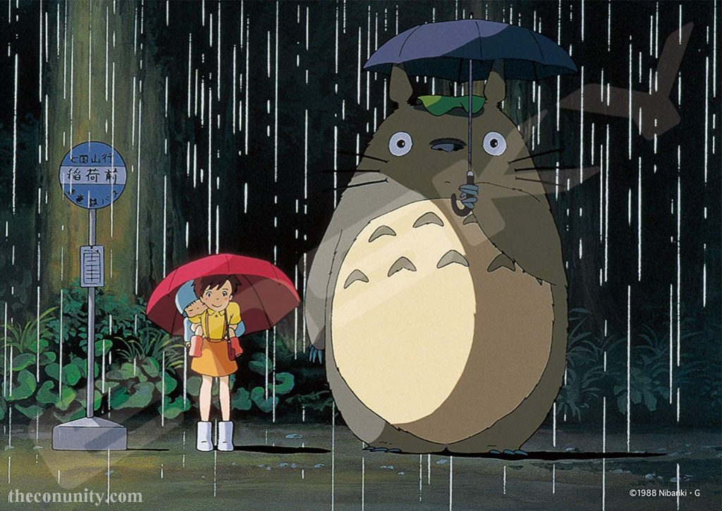 Totoro เป็นตัวละครหลักใน ภาพยนตร์ ของ Studio Ghibliเรื่องMy Neighbor Totoroรวมถึงภาคต่อของเรื่องMei and the Kittenbus 