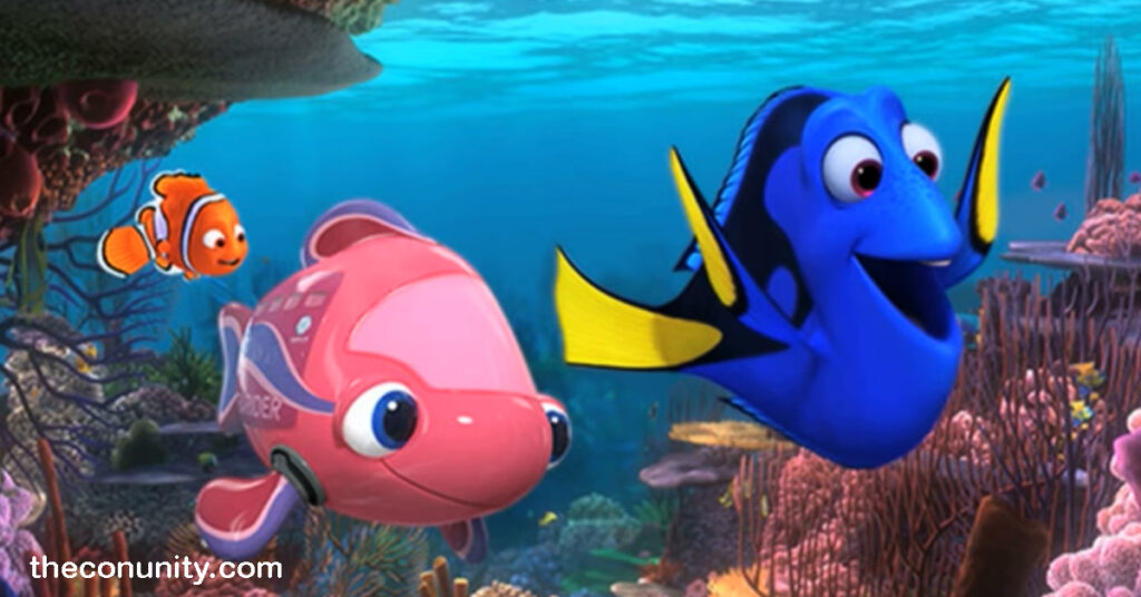 SeaRider ซีไรเดอร์ เป็นตัวละครที่มีต้นกำเนิดในFinding Nemo Doryซึ่งเป็นสถานที่ท่องเที่ยวที่ได้รับแรงบันดาลใจจากNemo และ Friends ซีไรเดอร์