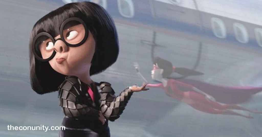 Edna Mode เป็นตัวละครสมทบในภาพยนตร์แอนิเมชั่นปี 2004ของDisney Pixar เรื่อง The Incrediblesและภาคต่อปี2018 เธอเป็นนักออกแบบแฟชั่น